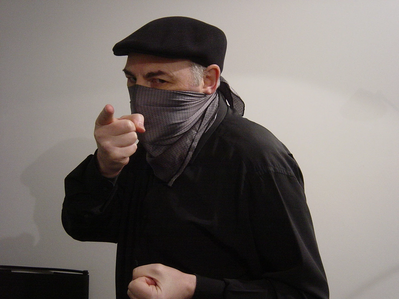 Der Dieb in der Ausstellung
